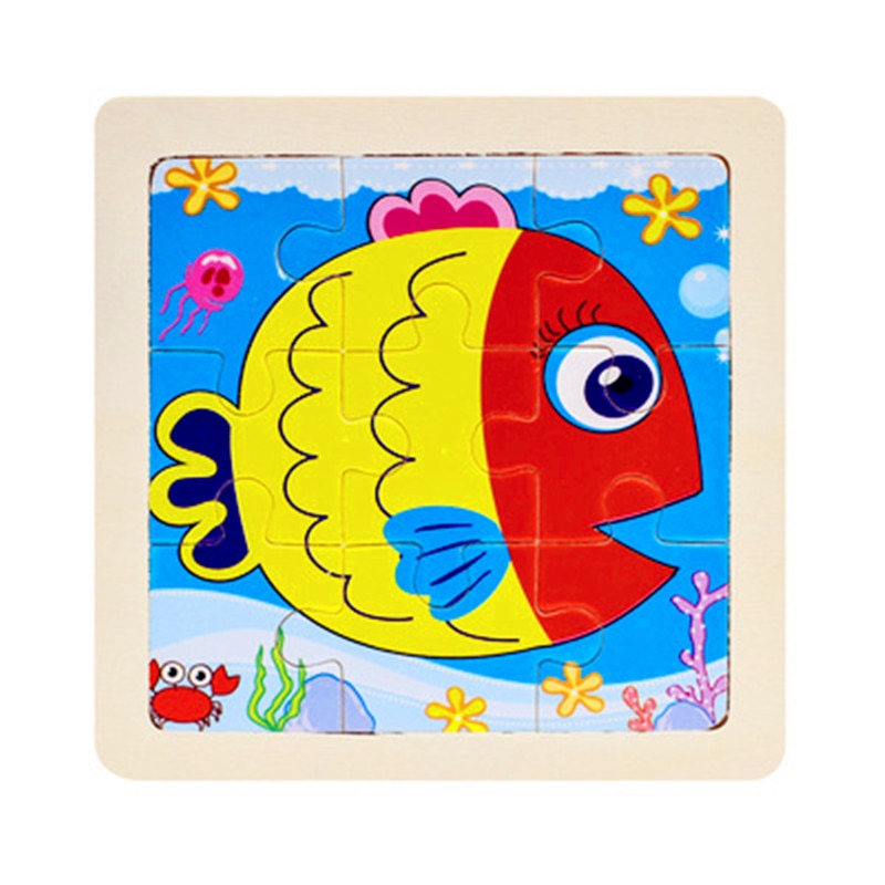 Wooden Jigsaw Puzzles Kids Activity